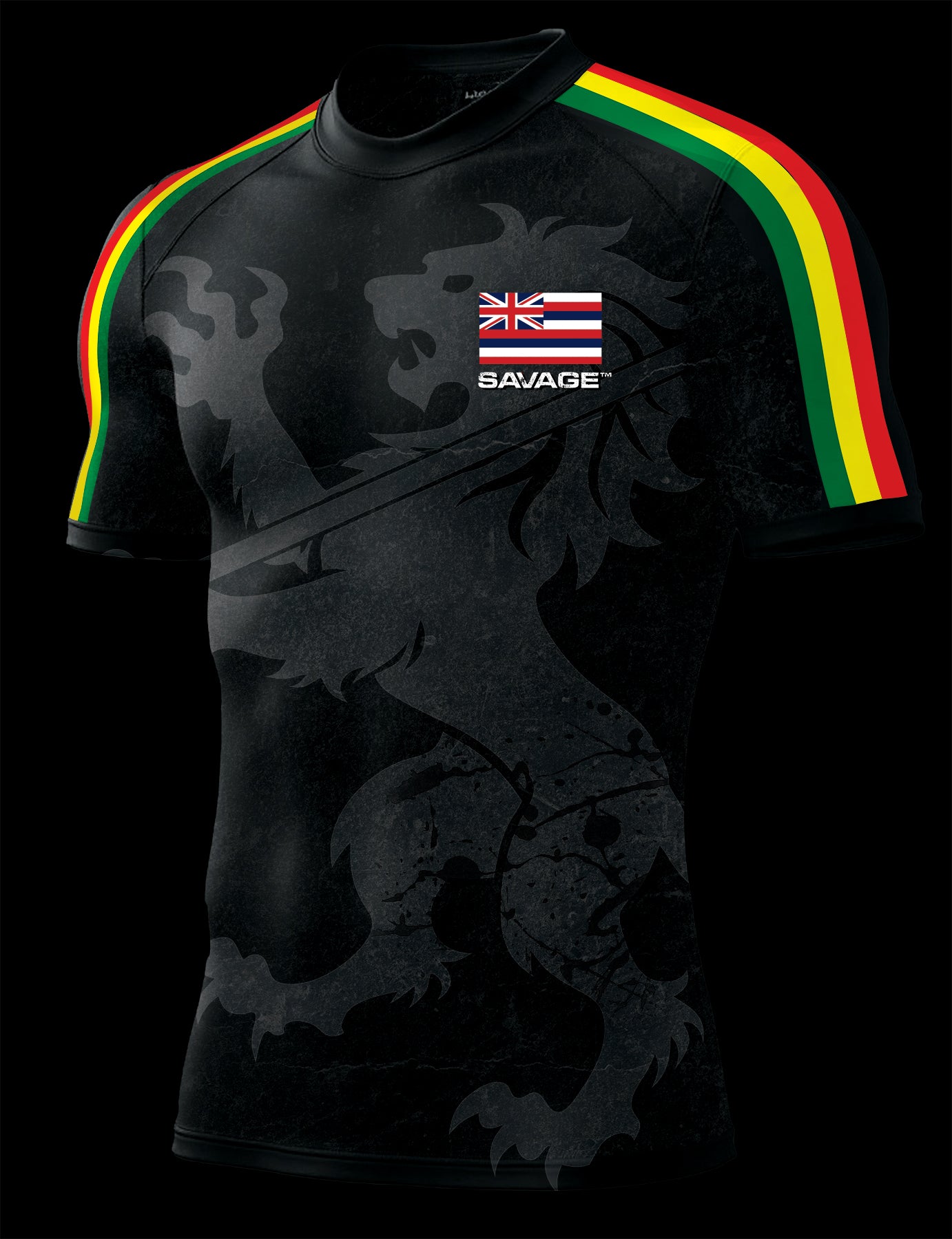 Savage Rebel Division Short-sleeve Rash Guard