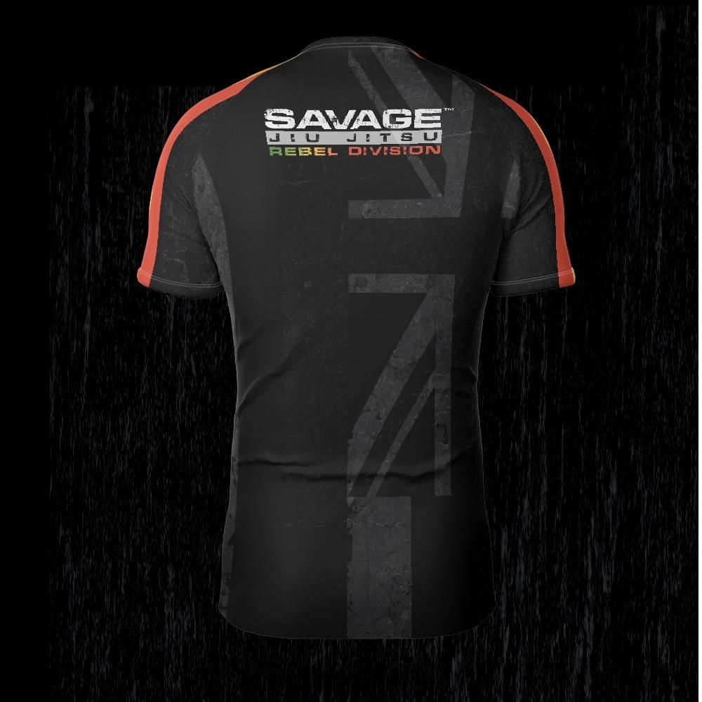 Savage Rebel Division Short-sleeve Rash Guard