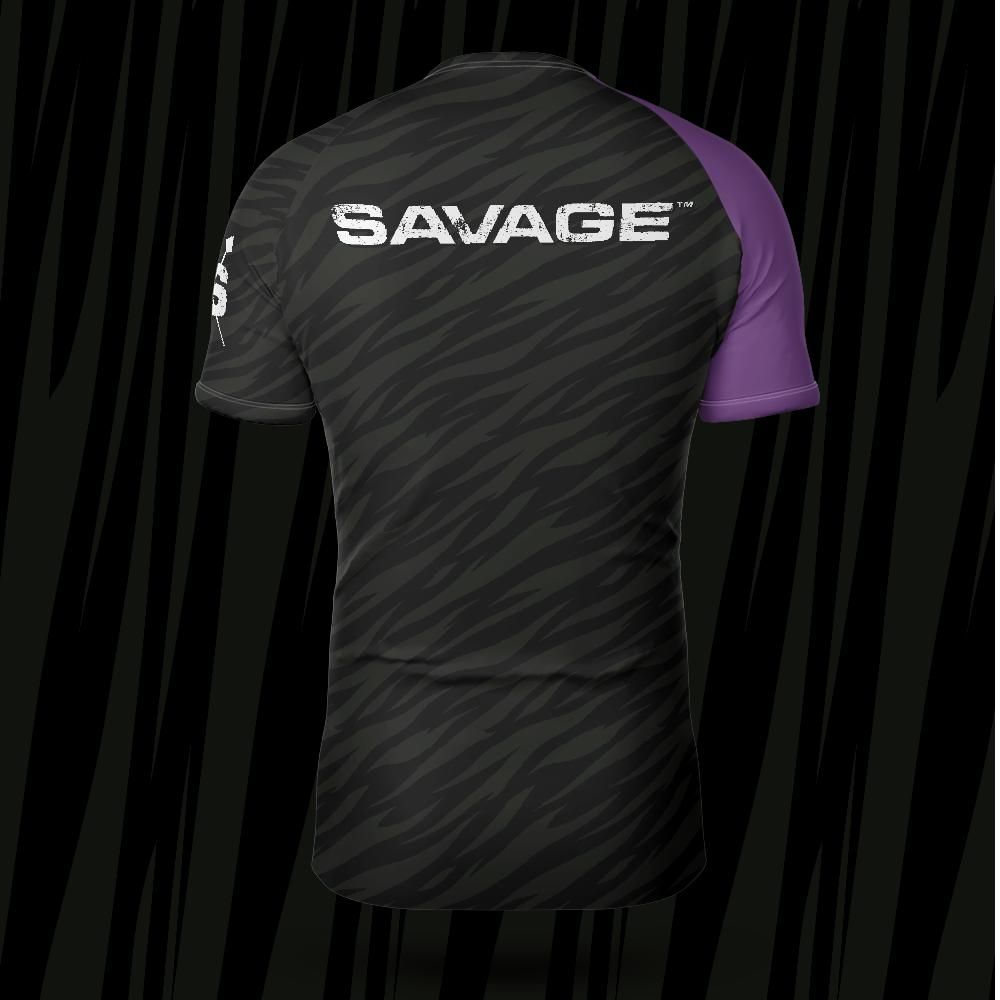 Savage Ranked (Purple Belt) Short-sleeve Rash Guard